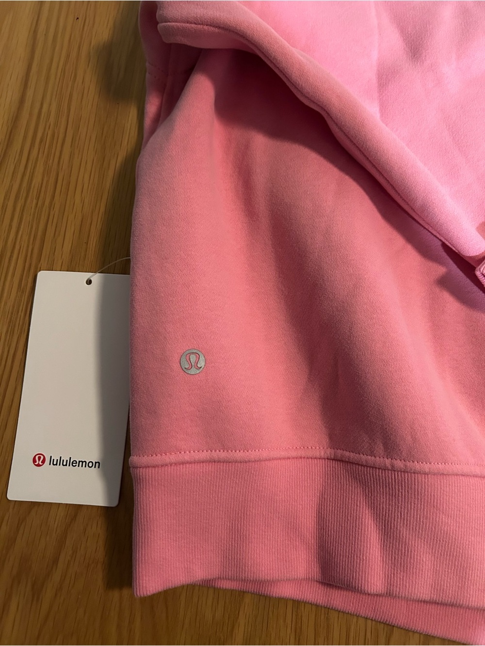 Lululemon Women's Steady State SuperLoft Crew Candy Cloud Pink Size XL NWT - Picture 5 of 10